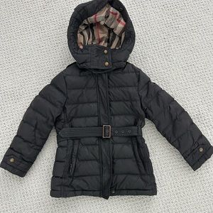 Burberry Kids Size 6Y Puffer Coat